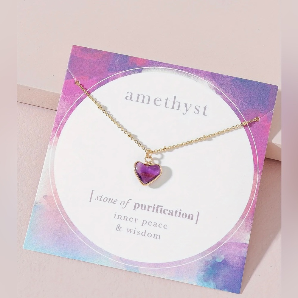 Amethyst necklace 💜